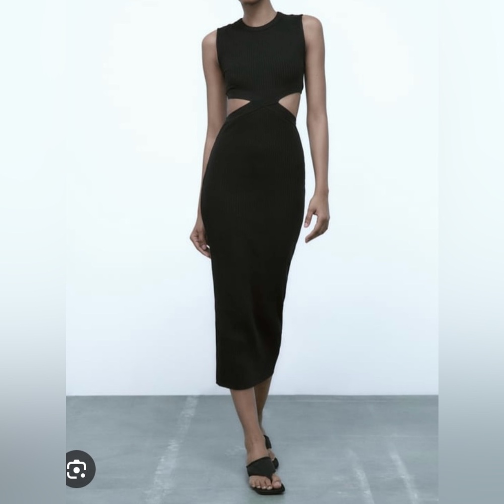 Zara cut out dress, S